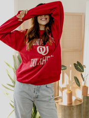 OU Sooners Vintage Sport Crimson Sweatshirt