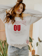 OU Sooners SEC Sporty White Sweatshirt