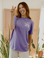 TCU Horned Frogs Lyric Violet Tee