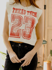 Texas Tech Player Off White Tank