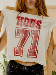 Arkansas Razorbacks Player Off White Tank