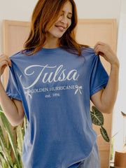 TU Established Bows Blue Tee