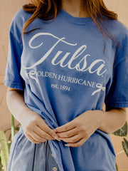 TU Established Bows Blue Tee