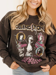 Rolling Stones The British Are Coming Smoke Hi-Dive Oversized Crew Sweatshirt