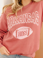 Arkansas Razorbacks Wonka Football Cardinal Sweatshirt