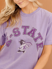 KSU Wildcats Mega Arch Violet Tee