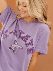 KSU Wildcats Mega Arch Violet Tee