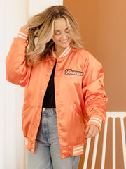 Tennessee Vols Orange Embroidered Satin Jacket