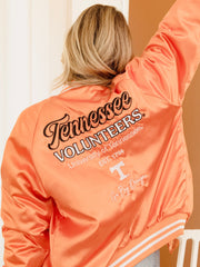 Tennessee Vols Orange Embroidered Satin Jacket