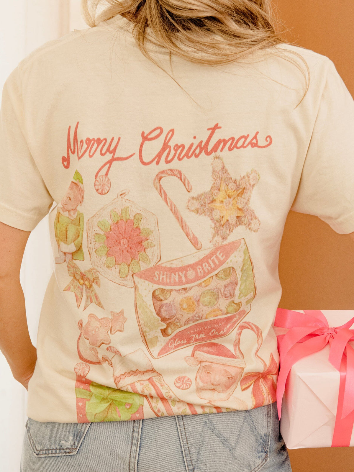 Christmas Memorabilia Ivory Tee