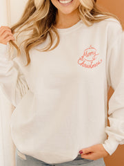 Christmas Memorabilia White Sweatshirt