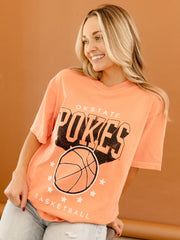 Cowboys Basketball Pro Orange Tee