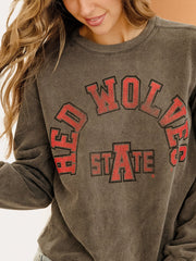 Arkansas State Red Wolves Mega Arch Pepper Sweatshirt