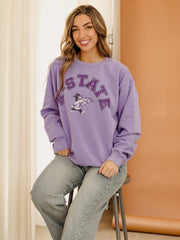 KSU Wildcats Mega Arch Violet Sweatshirt