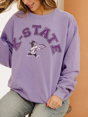 KSU Wildcats Mega Arch Violet Sweatshirt