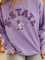 KSU Wildcats Mega Arch Violet Sweatshirt