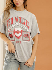 ASU Red Wolves Prep Patch Gray Thrifted Tee