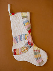 Wedding Ring Quilted Stocking