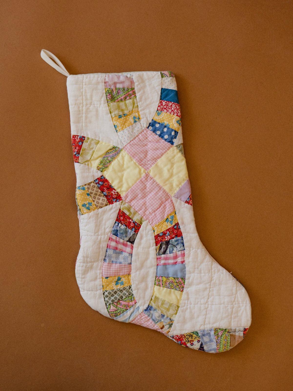 Wedding Ring Quilted Stocking