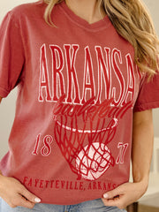 Arkansas Razorbacks Big Basketball Cardinal Tee