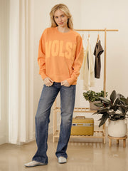 Vols Mono Puff Ink Orange Oversized Crew Hi-Dive Sweatshirt