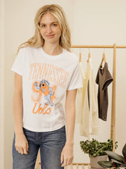 Tennessee Vols Club Mascot White Ellie Perfect Tee
