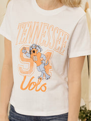 Tennessee Vols Club Mascot White Ellie Perfect Tee