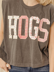 Hogs Quilted Puff Ink Smoke Tank