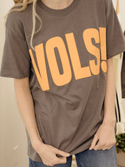 Vols Mono Puff Ink Asphalt Heavyweight Tee