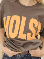 Vols Mono Puff Ink Asphalt Heavyweight Tee