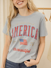 American Wave Arch Blue Ellie Perfect Tee