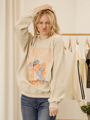 Tennessee Vols Club Mascot Sand Thrifted Sweatshirt
