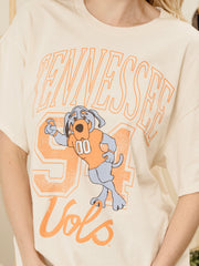 Tennessee Vols Club Mascot Off White Thrifted Tee
