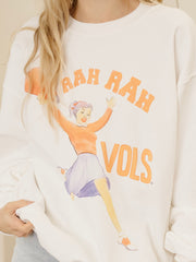 Tennessee Vols Rah Rah White Sweatshirt