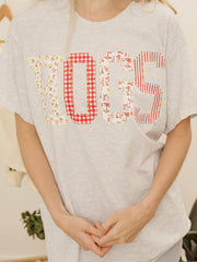 Hogs Quilted Puff Ink Ash Gray Thrifted Tee