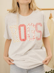 Hogs Quilted Puff Ink Ash Gray Thrifted Tee