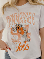 Tennessee Vols Club Mascot White Ellie Perfect Tee