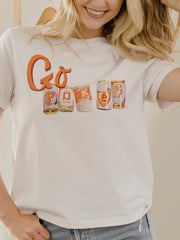 OSU Cowboys Cans White Ellie Perfect Tee
