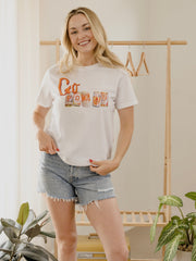OSU Cowboys Cans White Ellie Perfect Tee