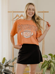 OSU Cowboys Wonka Football Orange Tee