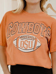 OSU Cowboys Wonka Football Orange Tee
