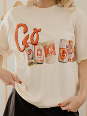 OSU Cowboys Cans Off White Thrifted Tee