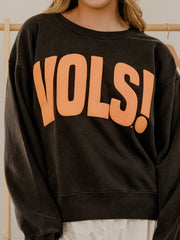 Vols Mono Puff Ink Smoke Oversized Crew Hi-Dive Sweatshirt