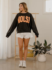 Vols Mono Puff Ink Smoke Oversized Crew Hi-Dive Sweatshirt