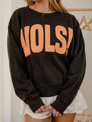 Vols Mono Puff Ink Smoke Oversized Crew Hi-Dive Sweatshirt