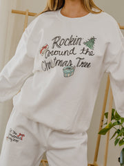 At The Christmas Party Hop White Sweatpants