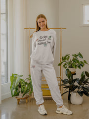At The Christmas Party Hop Ash Gray Sweatpants