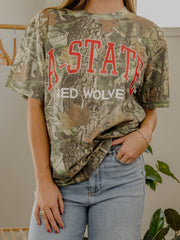 ASU Red Wolves Filled Gault Camouflage Tee