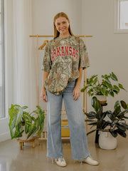 Arkansas Razorbacks Filled Gault Camouflage Tee