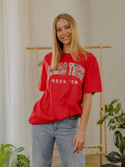 Texas Tech Camo Filled Gault Red Tee